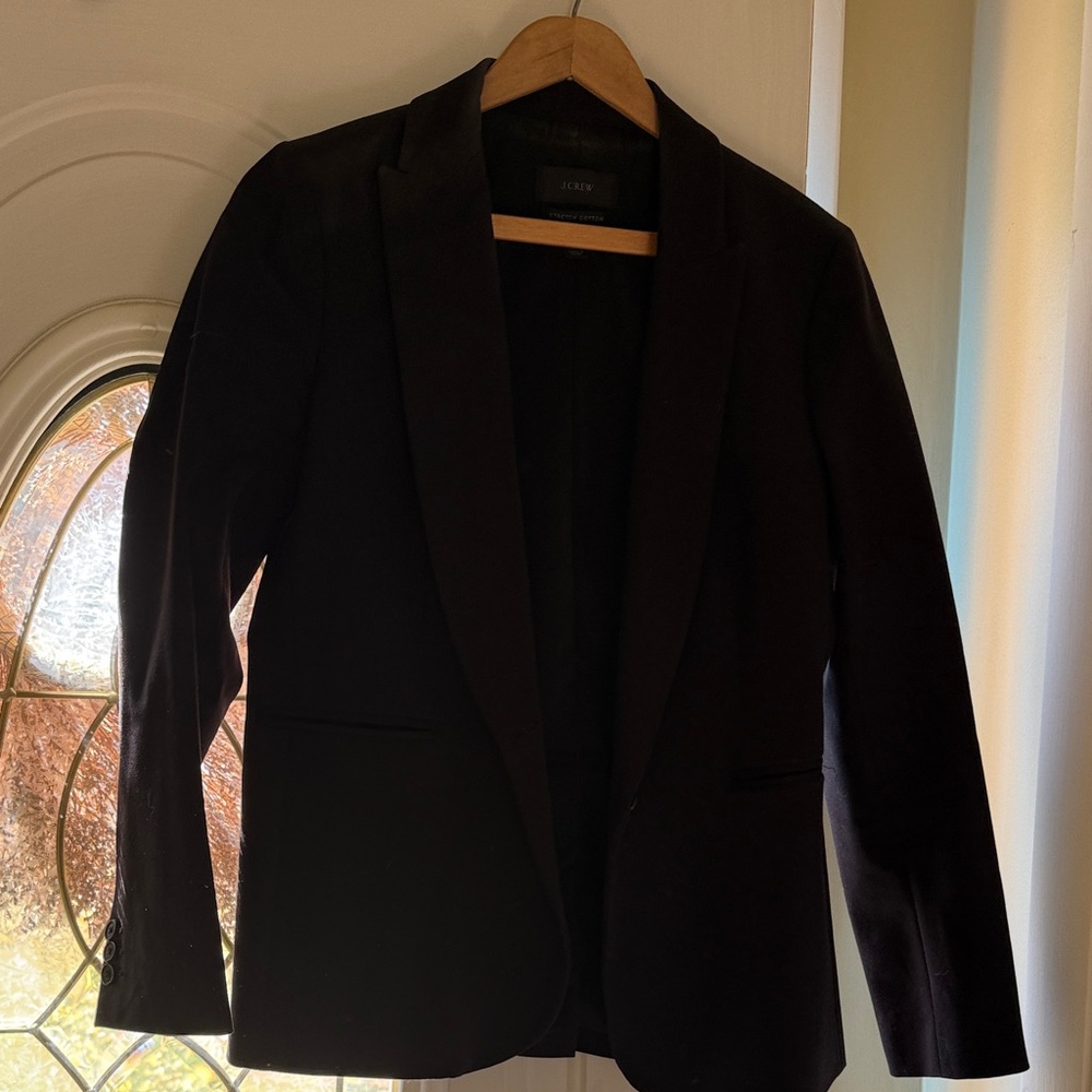 J. Crew Elegant Black Womens Blazer